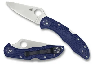 Delica® 4 Blue FRN M390 Exclusive<Spyderco Outlet