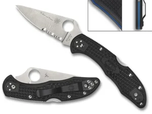 Delica® 4 Lightweight Thin Blue Line<Spyderco Hot