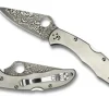 Delica® 4 Ti / Damascus<Spyderco New