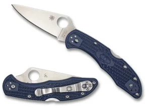 Delica&reg; 4 Dark Navy FRN CPM 20CV Exclusive<Spyderco Hot