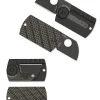 Dog Tag Folder CF/G-10 Laminate Black<Spyderco Fashion
