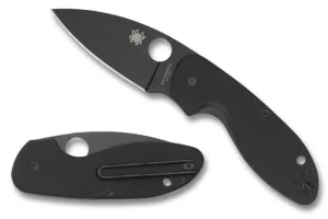 Efficient™ G-10 Black/Black Blade<Spyderco Clearance