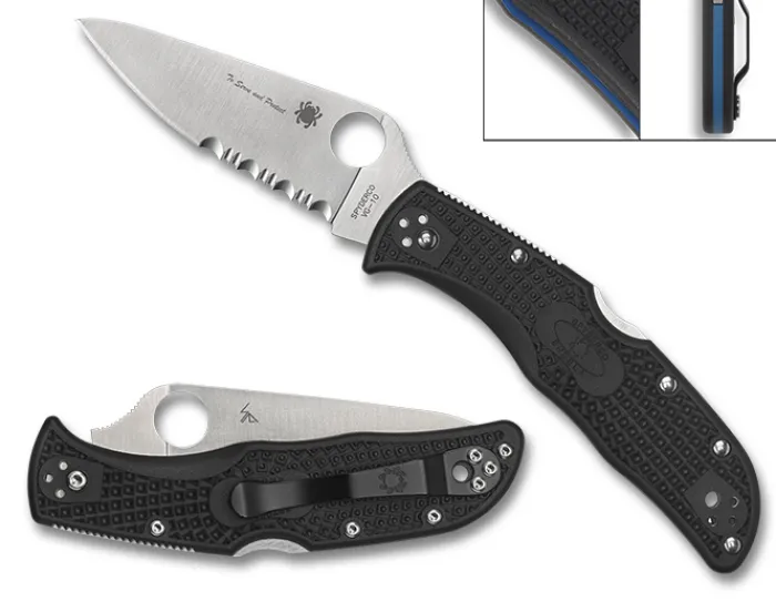 endela_lightweight_thin_b_0.webp Endela® Lightweight Thin Blue Line<Spyderco Clearance