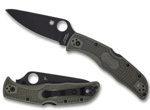 Endela&reg; OD Green FRN CPM CRU-WEAR Black Blade Exclusive<Spyderco New