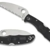 Endura® 4 FRN Black Wharncliffe<Spyderco Clearance