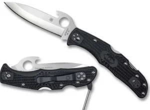 Endura&reg; 4 Black FRN Tactical Armorer Emerson Opener Exclusive<Spyderco Fashion