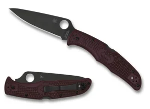 Endura&reg; 4 Lightweight Micro-Melt&reg; PD#1 Black Blade<Spyderco Discount