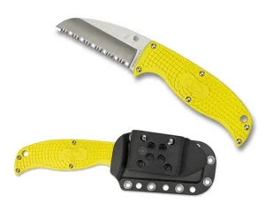 Enuff™ Salt® FRN Yellow Sheepfoot<Spyderco Discount