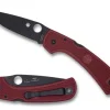 Goddard Lightweight Red FRN CPM 4V Exclusive<Spyderco Fashion