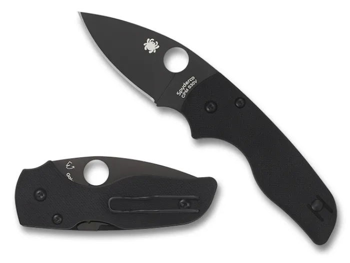 lil_native_g_black__black_0.webp Lil' Native® G-10 Black / Black Blade<Spyderco New