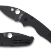 Lil' Native® Smooth Black G-10 CPM CRU-WEAR Black Blade Exclusive<Spyderco Fashion
