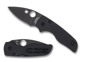 Lil' Native® Smooth Black G-10 CPM CRU-WEAR Black Blade Exclusive<Spyderco Fashion