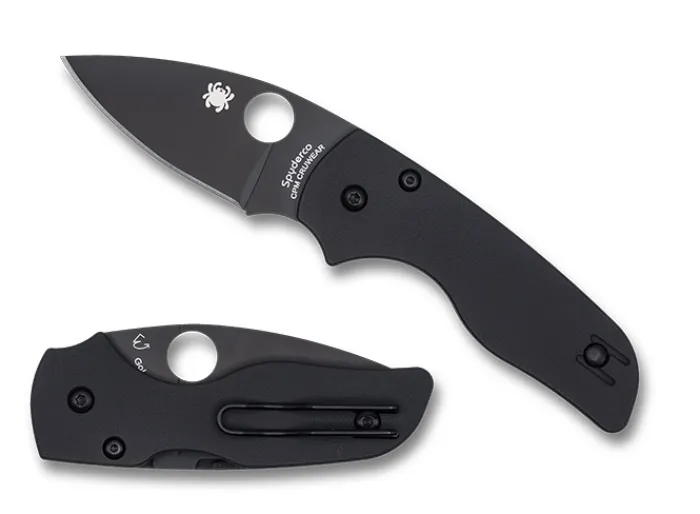 lil_native_smooth_black_g_0.webp Lil' Native® Smooth Black G-10 CPM CRU-WEAR Black Blade Exclusive<Spyderco Fashion