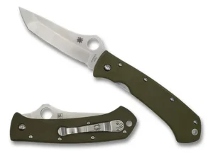 Lum Tanto OD Green G-10 M390 Exclusive<Spyderco Fashion