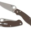 MILITARY™ 2 BROWN G-10 CPM® 15V® SPRINT RUN®<Spyderco Hot
