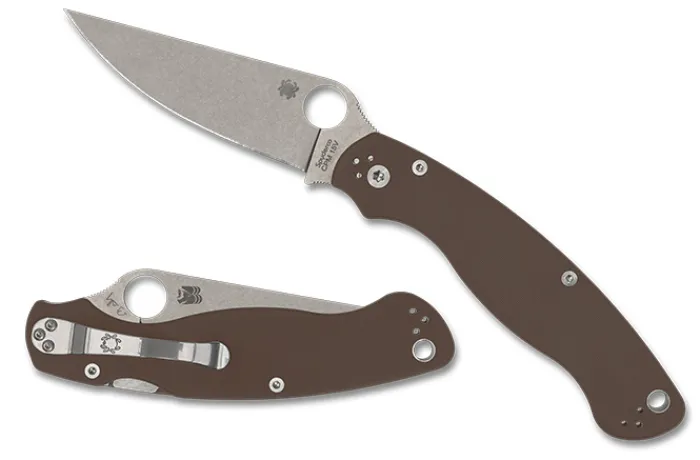 military__brown_g_cpm_v_s_0.webp MILITARY™ 2 BROWN G-10 CPM® 15V® SPRINT RUN®<Spyderco Hot