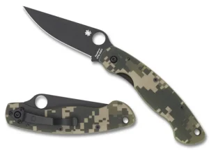 Military™ Model G-10 Camo / Black Blade<Spyderco Discount