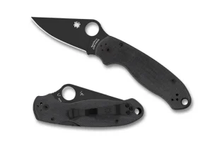 Para® 3 G-10 Black/Black Blade<Spyderco Clearance