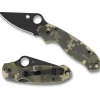Para® 3 G-10 Camo Black Blade<Spyderco Discount