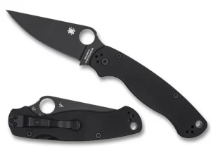Para Military® 2 Smooth G-10 CPM CRU-WEAR Black Blade Exclusive<Spyderco Clearance