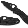 Persistence® Lightweight Black Blade SpyderEdge<Spyderco Discount