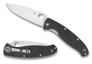 Resilience® G-10 Black<Spyderco New