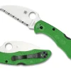 Salt® 2 Green LC200N Wharncliffe SpyderEdge<Spyderco Online