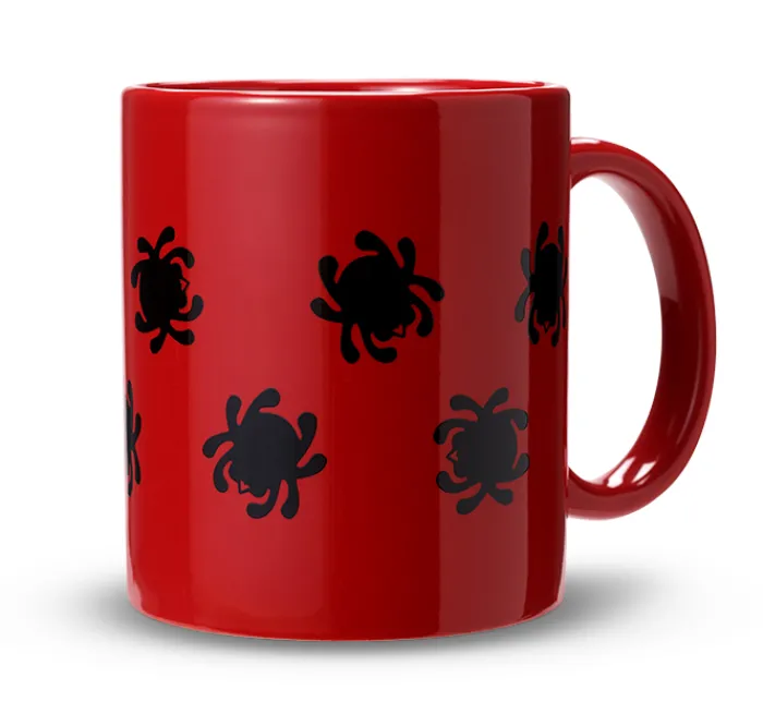 spyderco_mug_red_w_black__0.webp Mug Red w/ Black Bugs<Spyderco Best