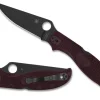 Stretch&trade; 2 XL Lightweight Micro-Melt&reg; PD#1 Black Blade<Spyderco Fashion