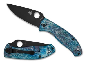 TENACIOUS® R.I.L. DISARRAY™ FINISH D2 Black Blade<Spyderco Clearance