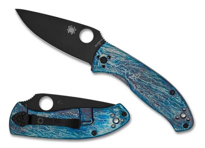 tenacious_ril_disarray_fi_0.webp TENACIOUS® R.I.L. DISARRAY™ FINISH D2 Black Blade<Spyderco Clearance