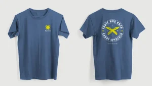 Those Who Know T-Shirt (Blue)<Spyderco Hot