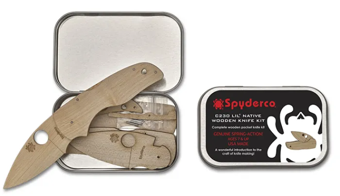 wooden_kit_lil_nativereg_0.webp Wooden Kit Lil' Native®<Spyderco Fashion